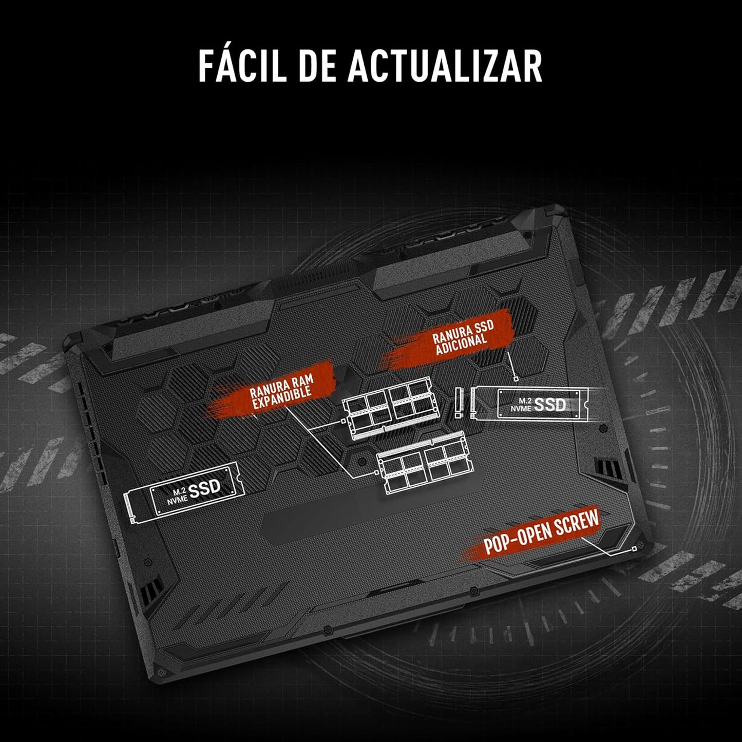 ASUS Laptop TUF Gaming A15 | AMD Ryzen 7 7445HS | NVIDIA GeForce RTX 3050 | 16GB - 512 SSD