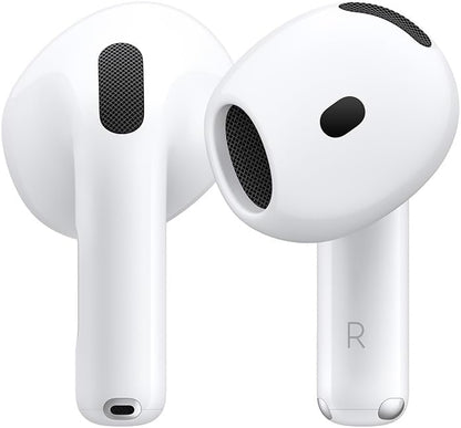 Audífonos inalámbricos AirPods 4 de Apple | Hasta 30 Horas de batería (SIN CANCELACIÓN DE RUIDO)