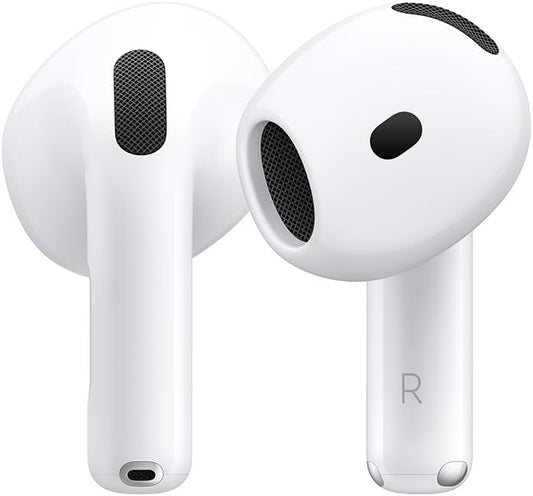 Audífonos inalámbricos AirPods 4 de Apple | Hasta 30 Horas de batería (SIN CANCELACIÓN DE RUIDO)