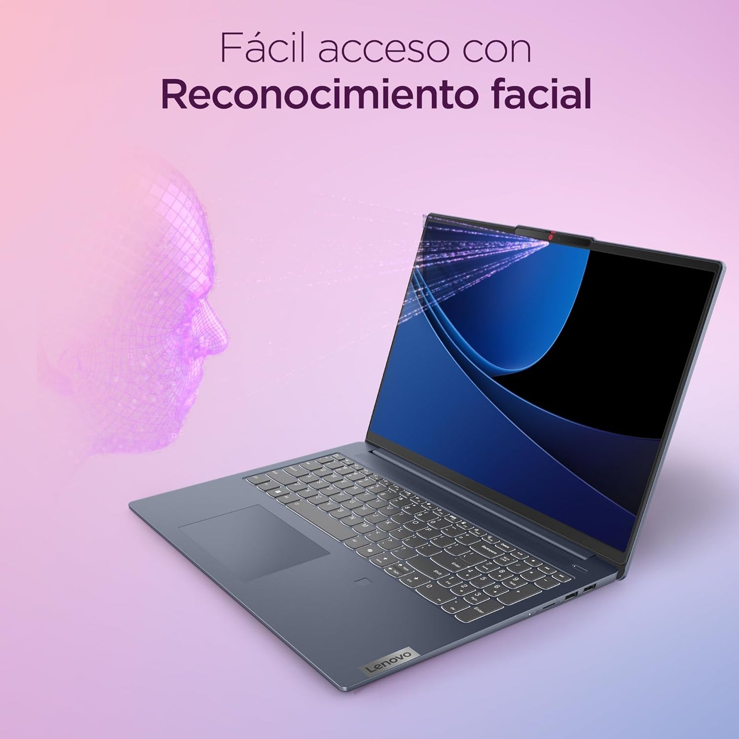 Lenovo Azul Laptop IdeaPad Slim 5 16IMH9 | 16" WUXGA | Intel Core Ultra 7 155H | 16GB RAM 512GB SSD | NPU Integrado Intel Impulso de IA 11 Tops | Windows 11 Home
