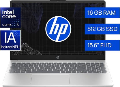 HP Laptop 15-FD050LA | Intel Core i5 Ultra | 16GB RAM, 512GB SSD | 15.6", FHD | Windows 11 Home