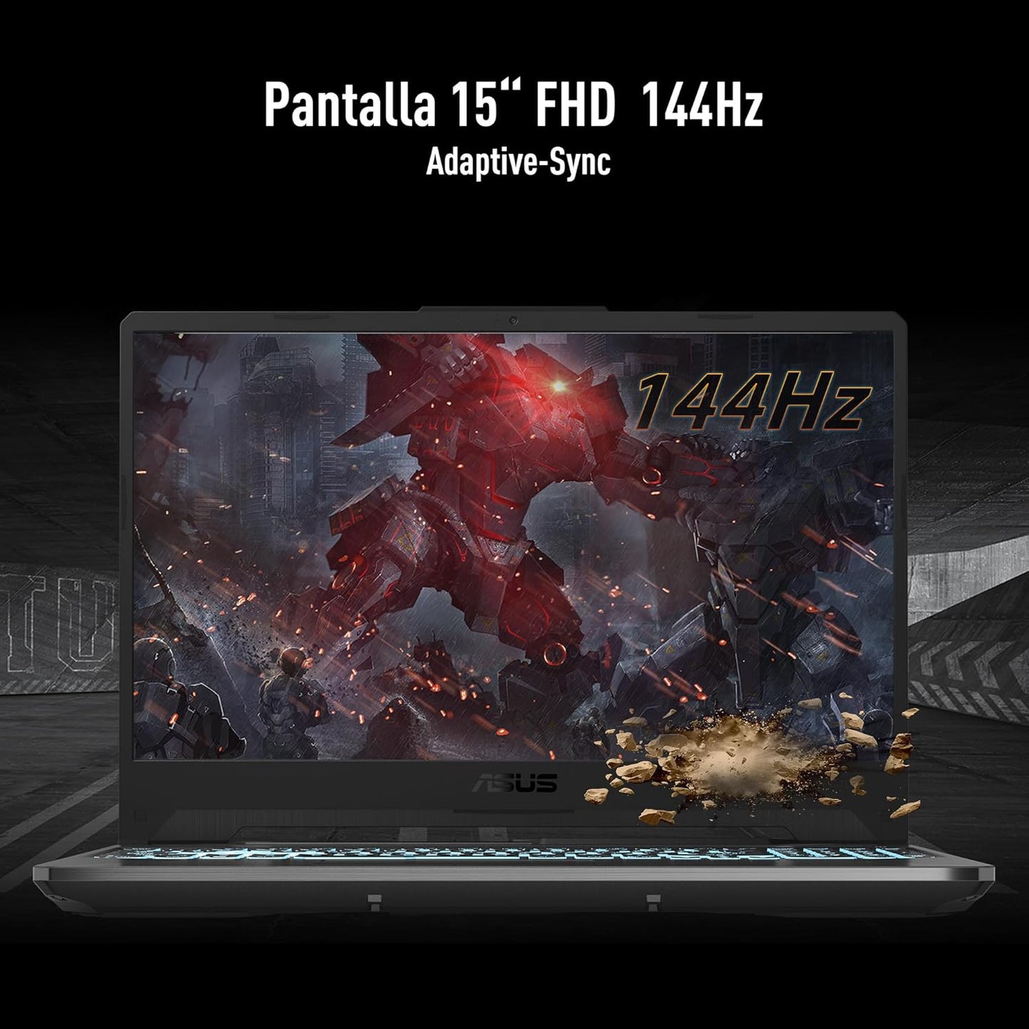 ASUS Laptop TUF Gaming A15 | AMD Ryzen 7 7445HS | NVIDIA GeForce RTX 3050 | 16GB - 512 SSD